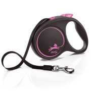 Flexi Black Design поводок-рулетка tape L 5м 50кг
