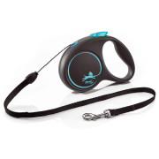 Flexi Black Design поводок-рулетка cord M 5м 20кг