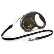 Flexi Black Design поводок-рулетка cord M 5м 20кг