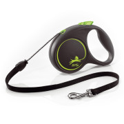 Flexi Black Design поводок-рулетка tape S 5м 15кг, розовый