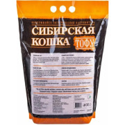 Сибирская Кошка Тофу Персик комкующийся наполнитель для домашних питомцев