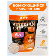 Сибирская Кошка Тофу Персик комкующийся наполнитель для домашних питомцев