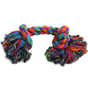 Triol игрушка для собак Веревка цветная с 2-мя узлами