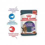 Royal Canin Appetite Control Care корм консервированный полнорационный сбалансированный для взрослых кошек для контроля выпрашивания корма в соусе