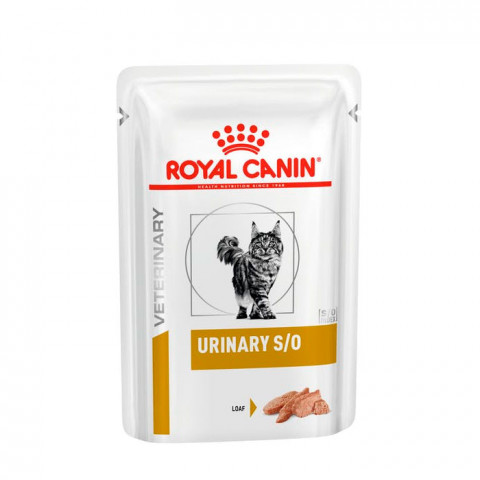 Royal Canin Urinary S/O Feline WITH CHICKEN LOAF корм консервированный для взрослых кошек при мочекаменной болезни паштет