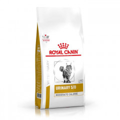 Royal Canin Urinary S/O Moderate Calorie Feline корм сухой для кошек после кастрации стерилизации, избыточный вес, при лечении МКБ