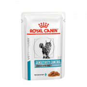 Royal Canin Sensitivity Control Chicken with Rice консервы для взрослых кошек применяемый при пищевой аллергии или пищевой непереносимости курица