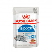 Royal Canin INDOOR 7+ Sterilised корм консервированный кусочки в соусе для кошек старше 7 лет живущих в помещении
