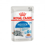 Royal Canin INDOOR 7+ Sterilised корм консервированный кусочки в желе для кошек старше 7 лет живущих в помещении