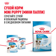 Royal Canin Mini Puppy консервированный для щенков мелких пород в возрасте до 10 месяцев, кусочки в соусе