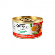 Gourmet НатурРецепты корм консервированный для кошек тушеная говядина морковь