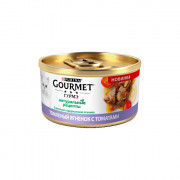 Gourmet НатурРецепты корм консервированный для кошек томленый ягненок томат
