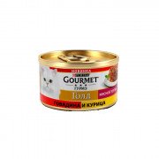Gourmet Gold Мясной тортик корм консервированный для кошек курица и говядина