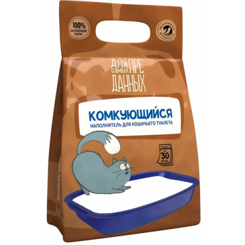 Для Самых Преданных Комкующийся наполнитель для кошачьего туалета