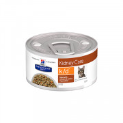 Hill's корм косервированный для кошек K/D рагу при заболеваниях почек с курицей и добавлением овощей