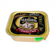 ШЕРМУРР GOLD корм консервированный для кошек Сочные кусочки мяса Ягненок в желе