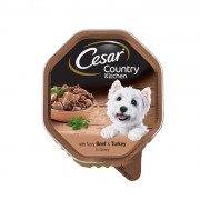 Cesar корм консервированный для взрослых собак рагу говядина индейка