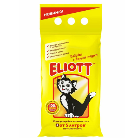 Eliott Clumping комкующийся наполнитель для кошачьего туалета