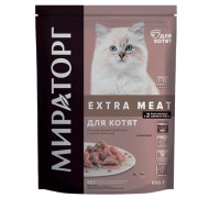 Winner Мираторг Extra Meat Корм сухой полнорационный для котят в возрасте от 1 до 12 месяцев, c нежной телятиной