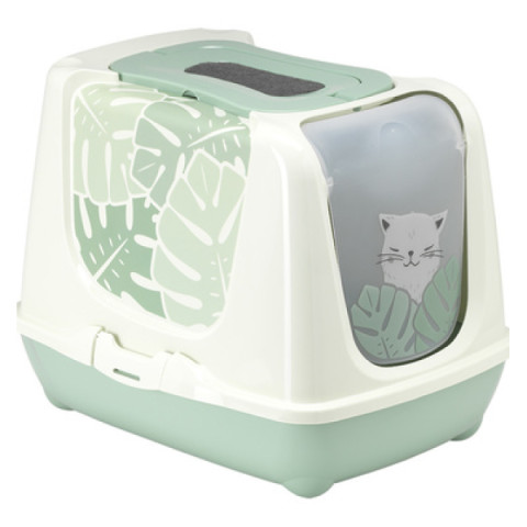 Moderna Туалет-домик с угольным фильтром Trendy Cat - Райский Сад, 57.4x44.8x42.7см