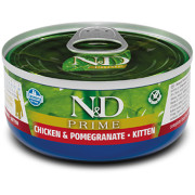 Farmina N&D PRIME консервы беззерновые для котят, беременных и лактирующих кошек, курица и гранат
