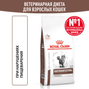 Royal Canin Gastrointestinal Hairball сухой корм, диета для кошек при нарушениях пищеварения и для выведения волосяных комочков