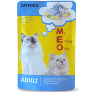 Me-O пауч для кошек Тунец и белая рыба в желе