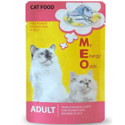 Me-O пауч для кошек Тунец и Макрель в желе