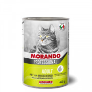 Morando Professional корм консервированный для кошек паштет с говядиной и овощами