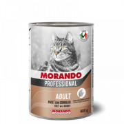 Morando Professional корм консервированный для кошек паштет с кроликом