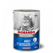 Morando Professional корм консервированный для кошек паштет с тунцом и лососем