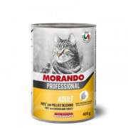 Morando Professional корм консервированный для кошек паштет с курицей и индейкой