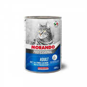 Morando Professional корм консервированный для кошек паштет с треской