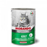Morando Professional корм консервированный для кошек кусочки с ягенком и овощами