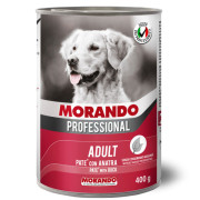 Morando Professional Adult корм консервированный для собак, паштет с уткой
