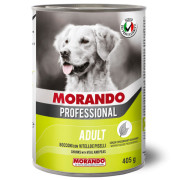 Morando Professional Adult корм консервированный для собак, с кусочками телятины и горохом