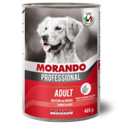 Morando Professional Adult корм консервированный для собак, с кусочками говядины