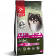 Blitz Holistic Fresh Lamb Adult Dog Small Breeds (Low Grain) корм сухой низкозерновой для взрослых собак мелких пород свежий ягненок