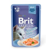 Brit Премиум пауч для кошек JELLY Salmon fillets форель в желе