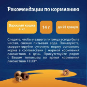 Felix лакомство для кошек весёлая охота со вкусом курицы и печени