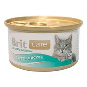 Brit Care Kitten суперпремиум корм консервированный для котят, с цыпленком