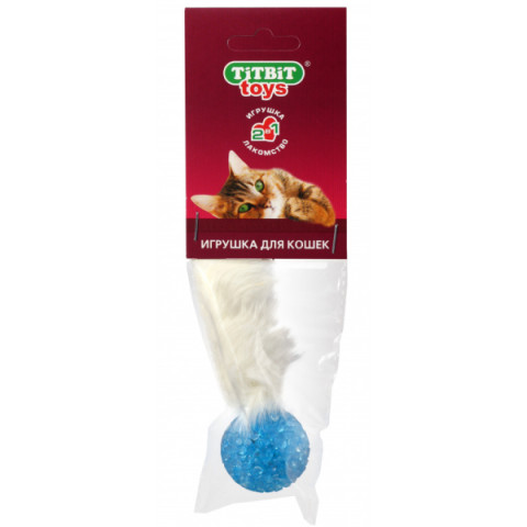 TiTBiT игрушка для кошек Хвост кроличий