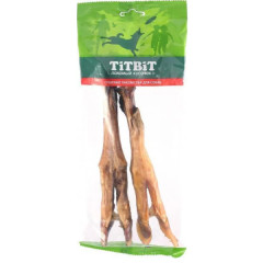 TiTBiT лакомство для собак Ноги бараньи вяленые, для чистки зубов, для поощрения