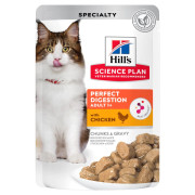 Hill's Science Plan PERFECT DIGESTION корм консервированный для кошек идеальное пищеварение, курица
