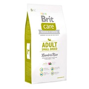 Brit Care Adult Small Breed для взрослых собак мелких пород, ягненок с рисом