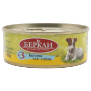 Berkly-Dog консервы для щенков и собак всех пород конина