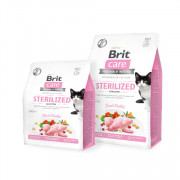 Brit Care GF Sterilized Sensitive корм беззерновой для стерилизованных кошек с чувствительным пищеварением