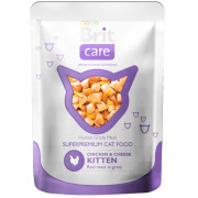 Brit Сare Kitten суперпремиальный корм консервированный для котят, курица и сыр