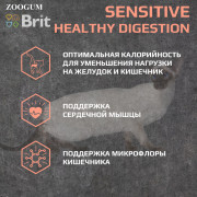 Brit Care Cat Sensitive Healthy Digestion корм сухой для кошек с чувствительным пищеварением, с ягнёнком и индейкой