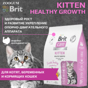 Brit Care Cat Kitten Healthy Growth корм сухой для котят, беременных и кормящих кошек, с индейкой